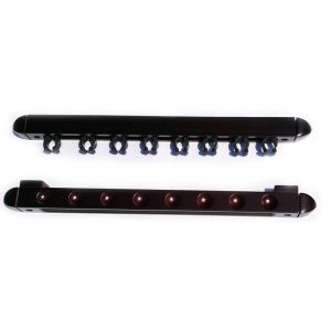 Billiard Cue Rack Wall Mount , 6 Pool Cue Wall Holder Wall Rack With Clips