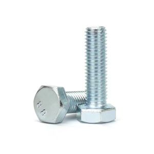 M2 - M72 Electrogalvanizing Carbon Steel Hexagon Head Bolt Full Thread
