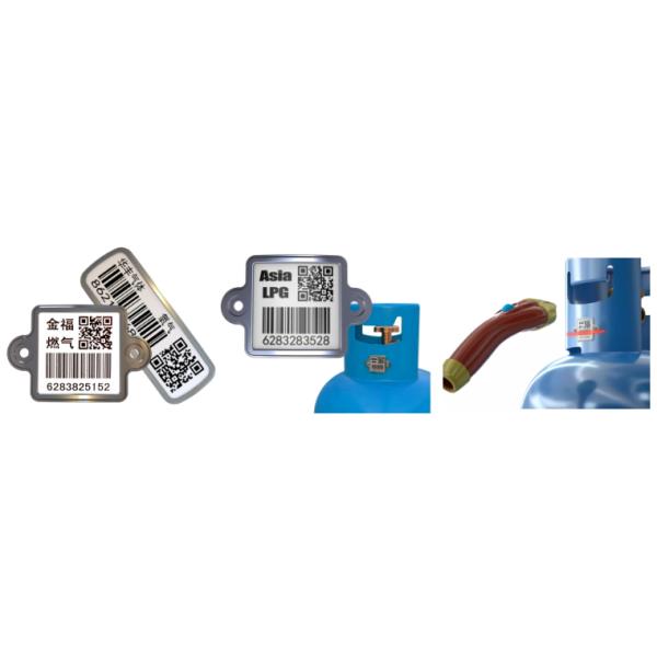 1900F Lpg Cylinder Barcode High Temperature Resistance