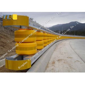 Cheap Spacing 0.5m Anti Shock Traffic Fence Highway Roller Barrier for sale