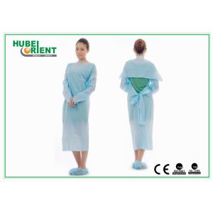 CPE Long Sleeve Protective Gowns Non Stimulating Protective Gown