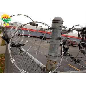 Private Field Cbt-65 Concertina Barbed Wire Coil 700mm Hot Dipped Galvanized