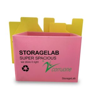 Polypropylene Corrugated Plastic Packaging Boxes Coroplast Plastic Turnover Box