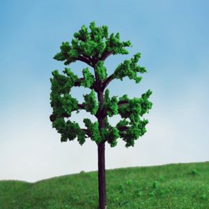 Cheap MODEL TREE with leaf Plastic green ,GT23 H:40-120mm for sale