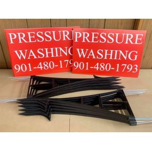 Reusable Corrugated Plastic Sign Boards With Stakes