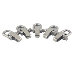D Shape Stainless Steel U Shackle for Paracord Bracelet Adjustable and
