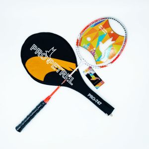 Aluminum Alloy Badminton Racket Set Carbon Fiber Racket With 3 4 Carrying Cover