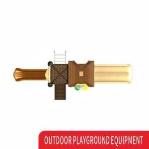 Custom Outdoor Playground Slide Nature Theme With Plastic