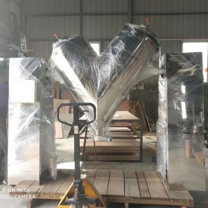 CE SUS304 V Type Powder Mixing Machine Mirror Polished Detergent Powder Mixer