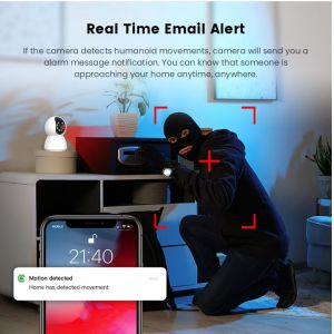 Security Camera Mini Wireless Wifi Camera Auto Tracking Motion Detection Home