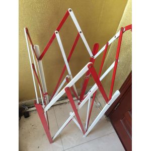 Four Sides Metal Folding Square Manhole 2500mm Expand Length For Isolation