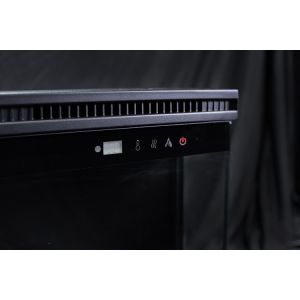 43" 3 Sided Wall Mounted Heating Electric Fireplace With Touch Screen