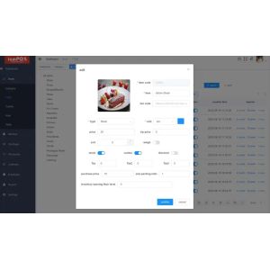 App Interface Free Support Online Software POS Management with Checkout and