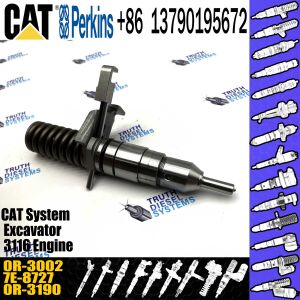 3114 3116 Engine Diesel Fuel Injector 7E-8727 7E8727 0R-3002 For Caterpillar