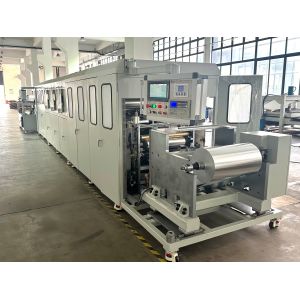 Fully automatic stacking gluing machine fully enclosed used for ALU honeycomb core