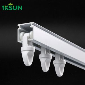 Extendable Aluminium Ajustbale Curtain Track Rail Curtain For Home