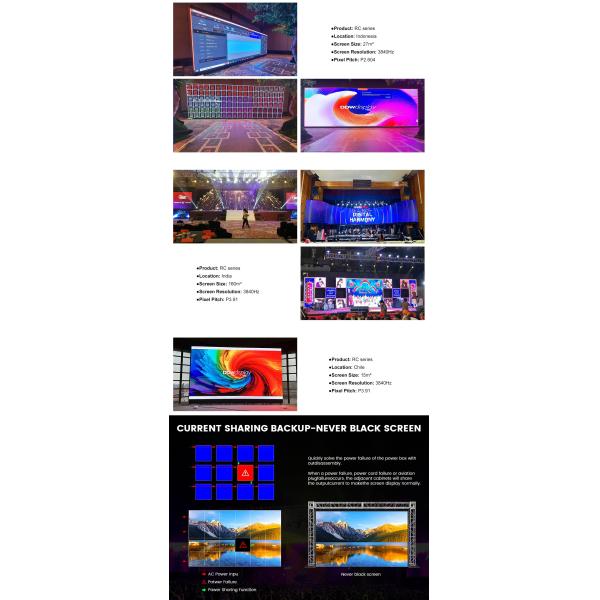 HD Waterproof LED Screen P2.6 P2.9 P3.91 LED Wall Movable LED Video Wall Rental Stage LED Screen Indoor Outdoor LED Display