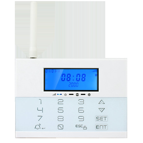 LCD Icons Touch Keypad Wireless GSM PSTN Burglar Alarm System with Wireless