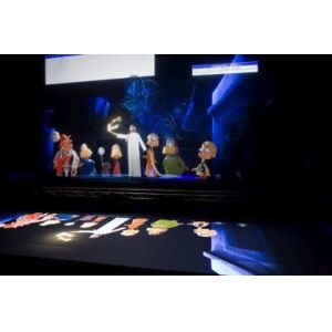 Transparent Musion Eyeliner Foil Holographic Projection System For Holographic