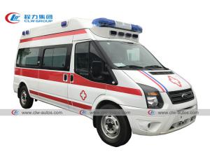Cheap FORD Mid Roof Monitoring Negative Pressure First Rescue Ambulance Vehicle for sale