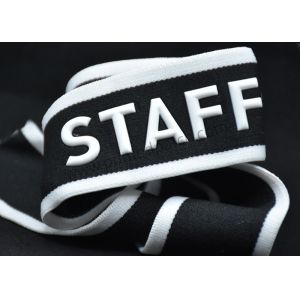 Jacquard OEKO Men'S Underwear Elastic Band Silicone Screen Print Black White