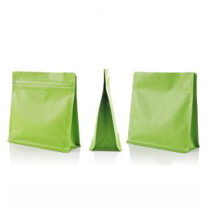 Cheap Custom Printed Plastic 8 Side Gusset Aluminum Foil Bag With k And Valve for sale