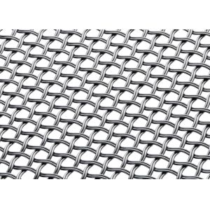 3D Effect SS304 Woven Wire Mesh Panels For Window Glass Wall Decoration