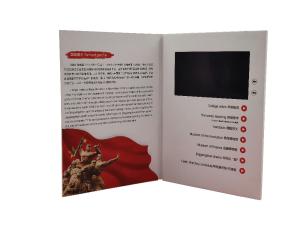 Cheap OEM ODM Custom Design 7 Inch Lcd Video Magazine Advertising Folder Multipage Printing Video Brochure for sale