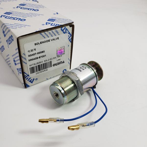 High quality Excavator Solenoid Valve 30A87-00060 MM409-67001 for Mitsubishi S3L2-E2 S4L S4L2