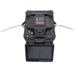 1 Adaptor Powered FTTB Fusion Splicer for Ribbon Fiber Cladding of SM/MM/DS/NZDS