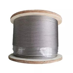 Cheap Galvanized Steel Bulk Cable Irwc 6 X 19 Steel Wire Rope for sale