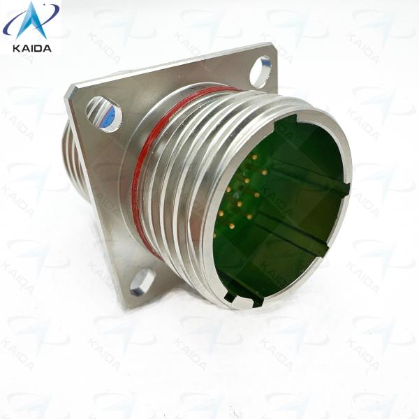 18-pin Copper Alloy Contact Hermetic Receptacle For MIL-DTL-38999 Series 3 Applications D38999 /20YD18PN