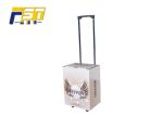Portable Square Corrugated Box Trolley Matte And Glossy Lamination Printing