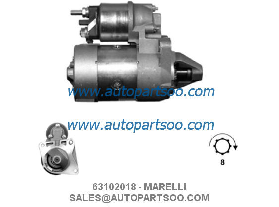 Quality 63102018 63102020 - MARELLI Starter Motor 12V 0.8KW 8T MOTORES DE ARRANQUE wholesale