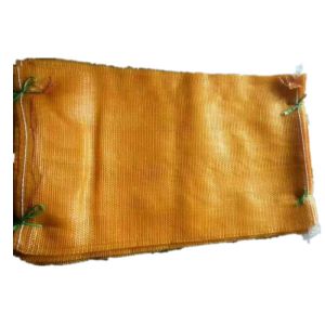 Woven PP Mesh Bag Onion Packing Mesh Bag Vegetable Bag Drawstring Woven Mesh