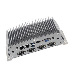 Cheap 6COM 2LAN Industrial Mini PC With Intel 8th Gen I3-8130U I5-8250U Processor for sale