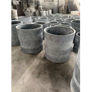 Fading Resistant Fiber Clay Planters For Balconies Easily Cleaned