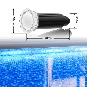 Customizable 12W LED Pool Step Lights AC/DC 12V/24V Anti UV PC Material