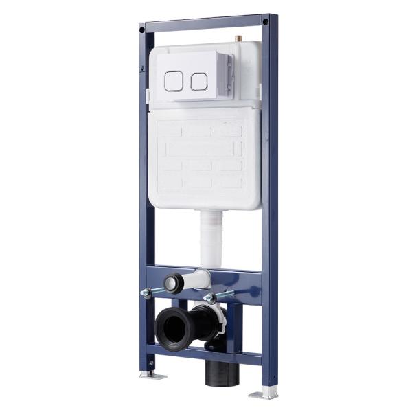 Bottom Water Inlet Enclosed Toilet Cistern with Dual-Flush and Overflow