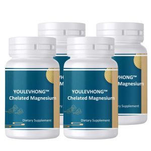 Sleeping Long Chelated Magnesium Glycinate Supplement for Nerves Muscles Bones