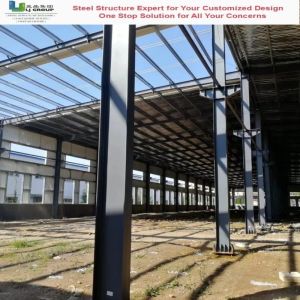Prefabricated Steel Structure Warehouse with Galvanized Frame