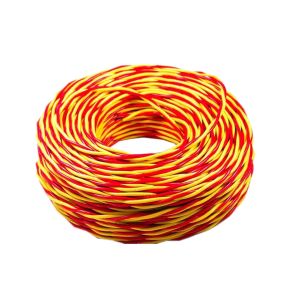 China PVC Insulation 2x1.5mm2 Flexible Electric Cable Copper Conductor Twisted Pair Wires on sale