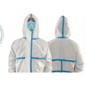 China Disposable Full Body Non Woven Fabric Surgical Gown For Personal Protection on sale