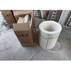 650 Degree Calcium Silicate Pipe Heat Insulation Customized Size