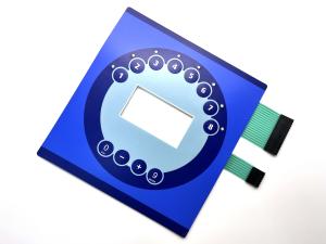 Glossy Finish Polyester Transparent Window Mechanical Keyboard Switch Types For CNC Machine