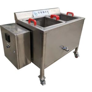 Two Baskets Snacks Frying Machine Electric Pressure Deep Fryer For French Fries