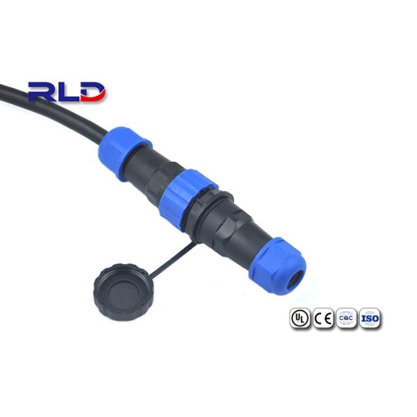 4 5 6 7 9 Pin Female Waterproof SP13 Connector For LED Lighting