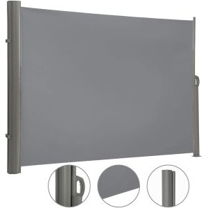 Cheap Side Awning, Full Aluminium Frame, 160x300 CM, Light Grey, Side Canopies, For Garden Backyark for sale