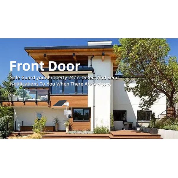 3MP 4G Solar Surveillance Camera Outdoor 10400mAh Battery Powered Security Camera