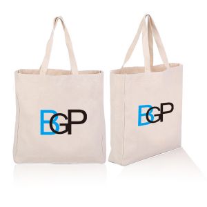 Eco Friendly Printed Cotton Canvas Totes Bulk Bag With Double Handles